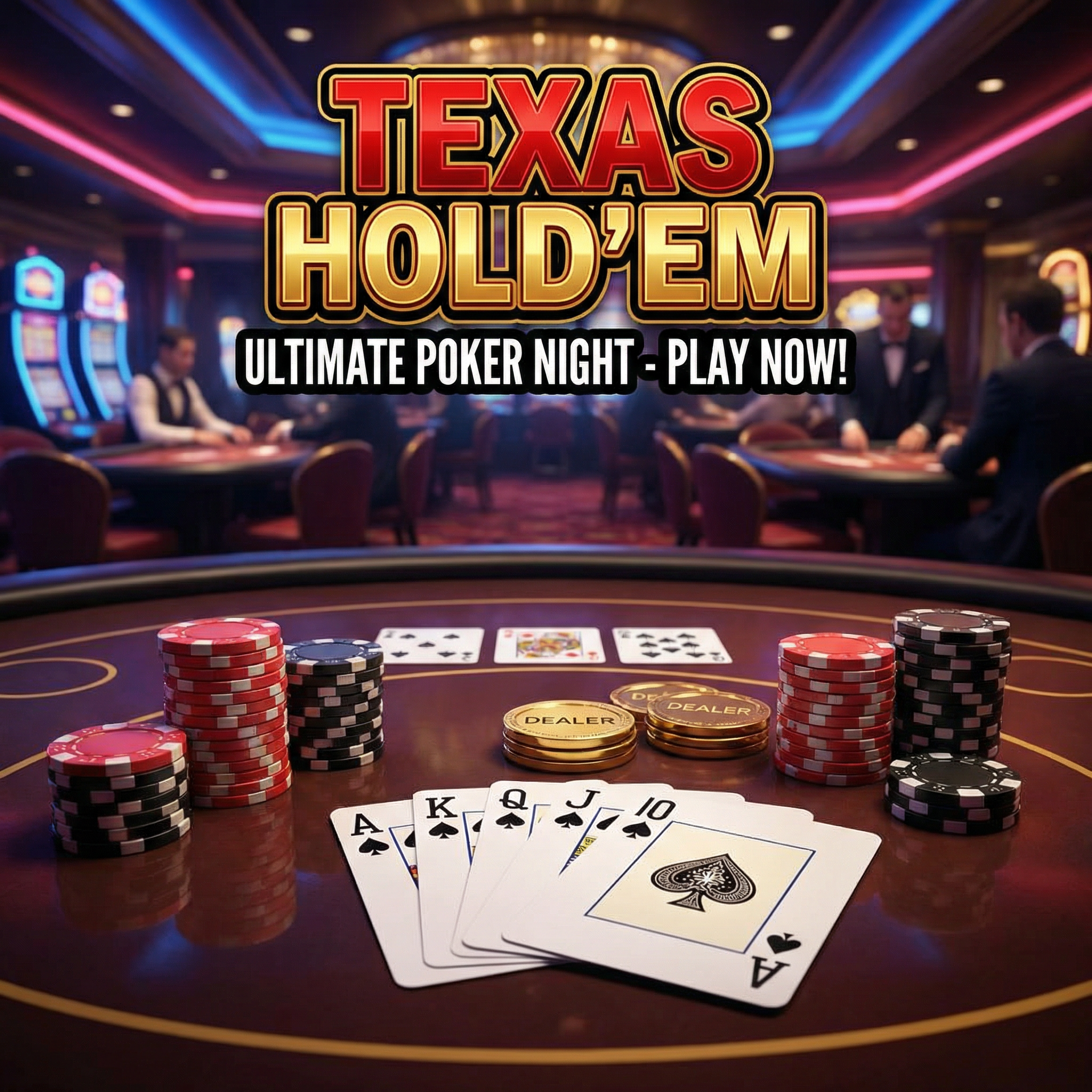 德州扑克锦标赛场景